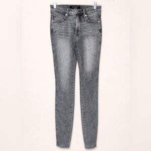Judy Blue Gray High Waisted Tummy Control Skinny Jeans Size 1/25 GUC